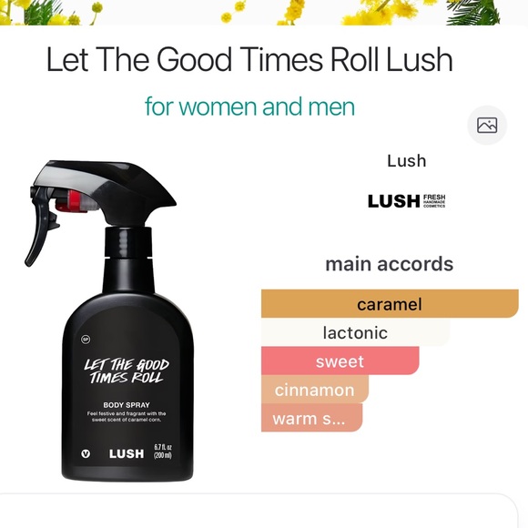 Lush let the good times roll body spray - Picture 3 of 5